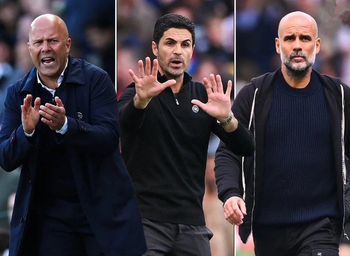 曼城半场击溃阿森纳 三冠王之路再进一步