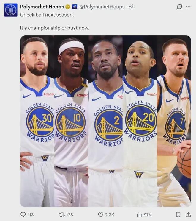 科尔或续约勇士引援伦纳德冲击季后赛